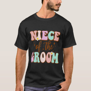 Gezellige nicht van de bruidegom huwelijksfeestje t-shirt