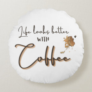 Gezellige ochtenden: kussen met koffie