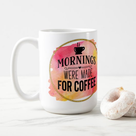 Gezellige ochtendvibes koffiemok (Met donut)