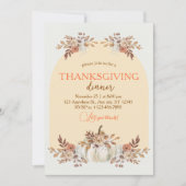 Gezellige oogst herfst verzamelen patroon kaart (Voorkant)