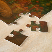 Gezellige open haard & kerstsokken legpuzzel (Zijkant)