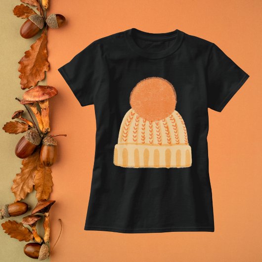 Gezellige Oranje Beanie T-shirt