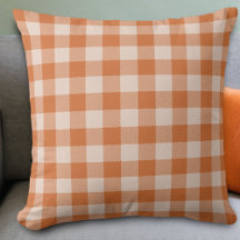 Gezellige Oranje Gingham Herfst Herfst