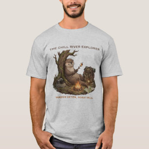 Gezellige Otter Expeditie Uitrusting Reizen T-shirt