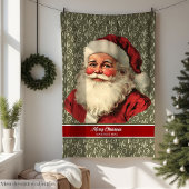 Gezellige ouderwetse Santa Throw deken