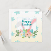 Gezellige Pasen Onderwijzer  Kaart (Voorkant / Achterkant in situ)