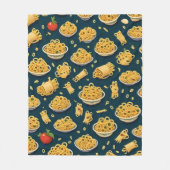 Gezellige Pasta Patroon Deken Nationale Pasta Maan (Voorkant)