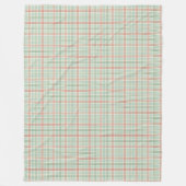 Gezellige Pastel Kerstdeken voor Winter Cheer Fleece Deken (Voorkant)