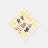 Gezellige Patchwork Halloween Baby Shower Servet (Hoek)