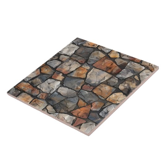 Gezellige patio met prachtige flagstone Tegels Tegeltje (Zijkant)