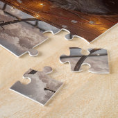 Gezellige Perzische Kat Kerst Persoonlijk Legpuzzel (Zijkant)