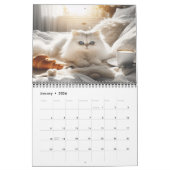 Gezellige Perzische katten door het seizoen 20XX Kalender (Jan 2026)
