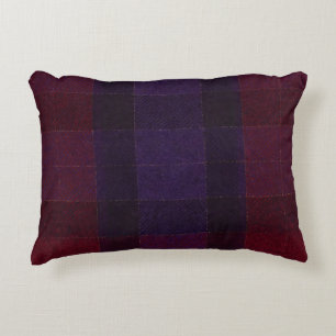 Gezellige Plaid Bourgondi Donkerpaars Paars Accent Kussen