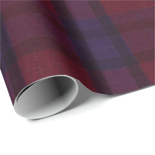 Gezellige Plaid Bourgondi Donkerpaars Paars Cadeaupapier