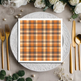 Gezellige Plaid Herfst Herfst Thanksgiving Servet