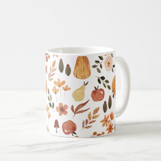 Gezellige Pompoen Spice Herfst Mok (Voorkant rechts)