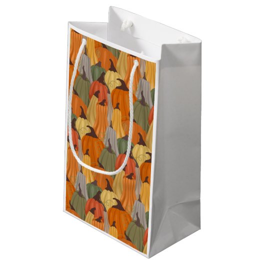 Gezellige pompoenen klein cadeauzakje (Achterkant Gekanteld)