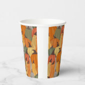 Gezellige pompoenen papieren bekers (Rechts)