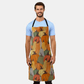 Gezellige pompoenen schort (Gedragen)