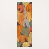 Gezellige pompoenen yogamat (Achterkant)