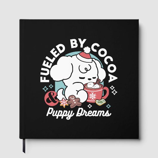 Gezellige Puppy Dromen - Warme Chocolade en Kerstm Gastenboek (Voorkant)