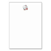 Gezellige Puppy Dromen - Warme Chocolade en Kerstm Kaart (Achterkant)