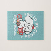 Gezellige Puppy Dromen - Warme Chocolade en Kerstm Legpuzzel (Horizontaal)