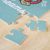 Gezellige Puppy Dromen - Warme Chocolade en Kerstm Legpuzzel (Zijkant)