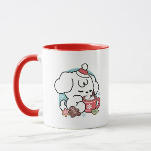 Gezellige Puppy Dromen - Warme Chocolade en Kerstm Mok