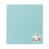 Gezellige Puppy Dromen - Warme Chocolade en Kerstm Notitieblok (Voorkant)