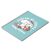 Gezellige Puppy Dromen - Warme Chocolade en Kerstm Notitieboek (Linkerzijde)