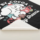 Gezellige Puppy Dromen - Warme Chocolade en Kerstm Sherpa Deken (3/4)