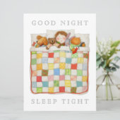 GEZELLIGE QUILT 6.5x8.75 Blank Platte Kaart (Staand voorkant)