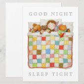 GEZELLIGE QUILT 6.5x8.75 Blank Platte Kaart (Voorkant / Achterkant)