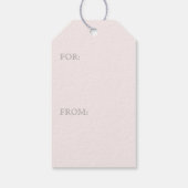 GEZELLIGE QUILT Cadeau Labels - Roze Cadeaulabel (Achterkant)