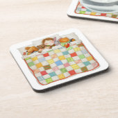 GEZELLIGE QUILT Hard Plastic Onderzetters (Linkerzijde)