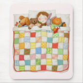 GEZELLIGE QUILT Mousepad - Roze Muismat (Voorkant)