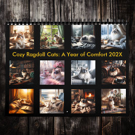 Gezellige Ragdoll Cats: een jaar van comfort 2025 Kalender