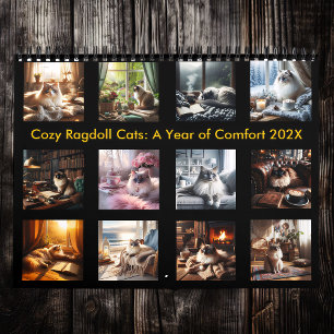 Gezellige Ragdoll Cats: een jaar van comfort 2025 Kalender