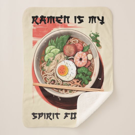 Gezellige Ramen-Theme Deken voor Ramen Lover (Voorkant)