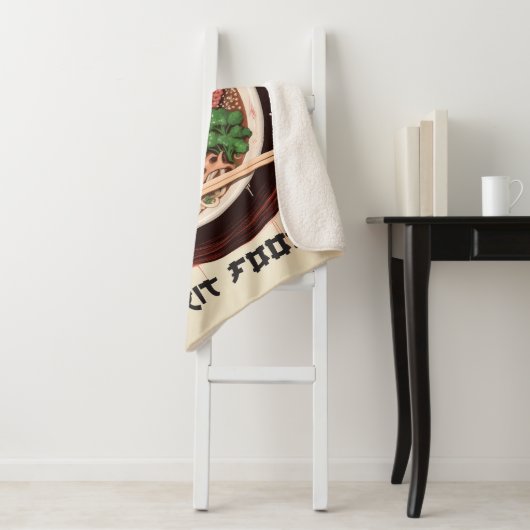 Gezellige Ramen-Theme Deken voor Ramen Lover (In situ)