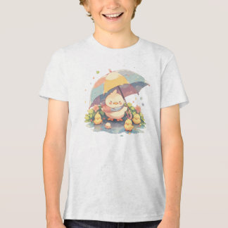 Gezellige regenachtige dag - Schattigee kuikens on Tri-Blend Shirt