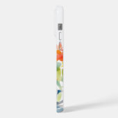 Gezellige relaxte kat in de Waterverf iPhone Hoesje (Linkerkant)