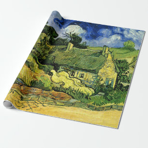 Gezellige Rietgedekte Huizen, Cordeville door Vinc Cadeaupapier