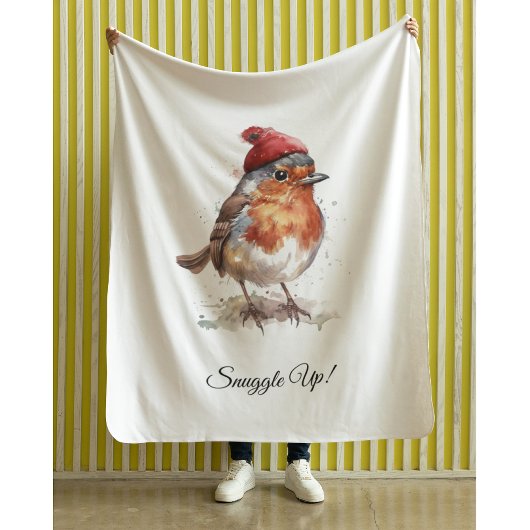 Gezellige Robin Winter Cottage Retreat Sherpa Deken