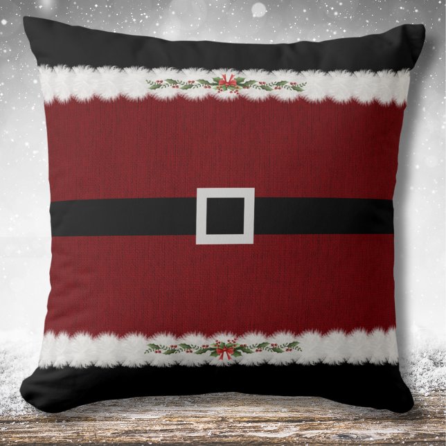 Gezellige rode kerst Sinterklaas pak kussen (Bring the festive spirit of Santa's workshop to any space that needs a touch of Christmas cheer)