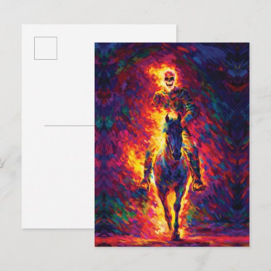 Gezellige rode telefooncel witte kat nachtscène briefkaart (Voorkant / Achterkant)