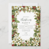 Gezellige Rustieke Evergreen Kerstmis Kaart (Voorkant)