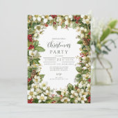 Gezellige Rustieke Evergreen Kerstmis Kaart (Staand voorkant)