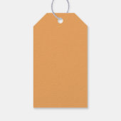 Gezellige Rustieke Waterverf Chalet Cadeaulabel (Achterkant)